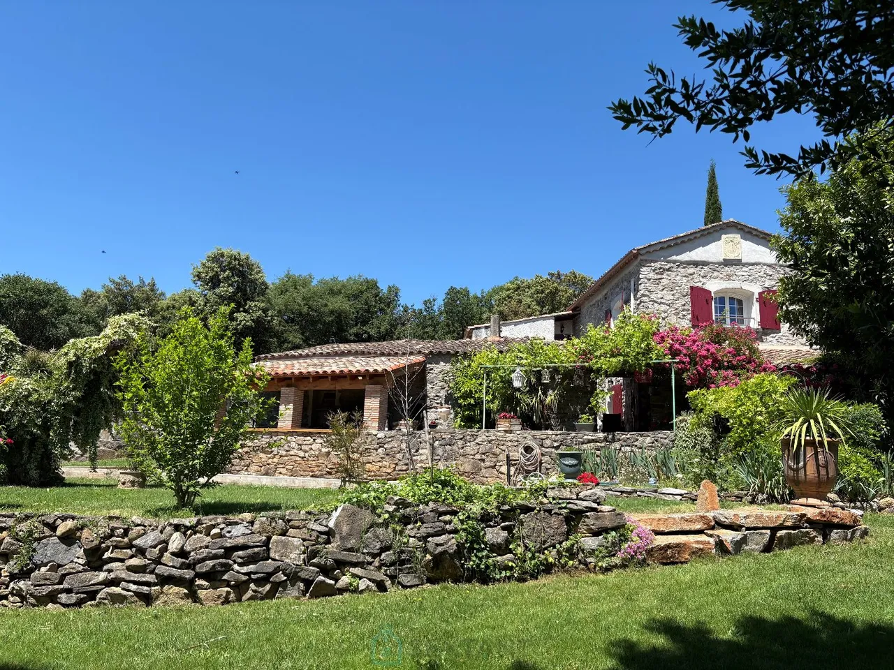 Photo of Stone Farmhouse with Pool and 1.3-Hectare Grounds in Rousson