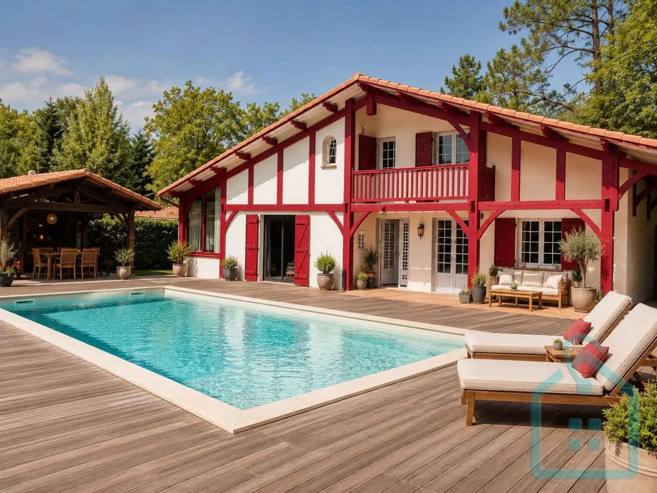 Photo of Biscarrosse – Basque-Inspired Property with Pool, Holiday-Home Appeal & Development Potential
