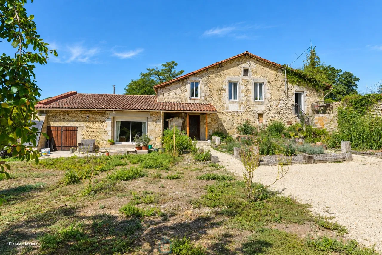 Photo of Stone property complex, nestled in the heart of preserved and picturesque nature.