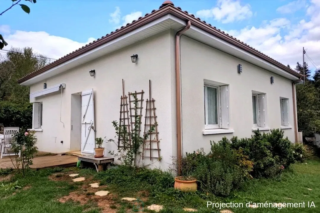 Foto di Casa di campagna con giardino a Queyssac