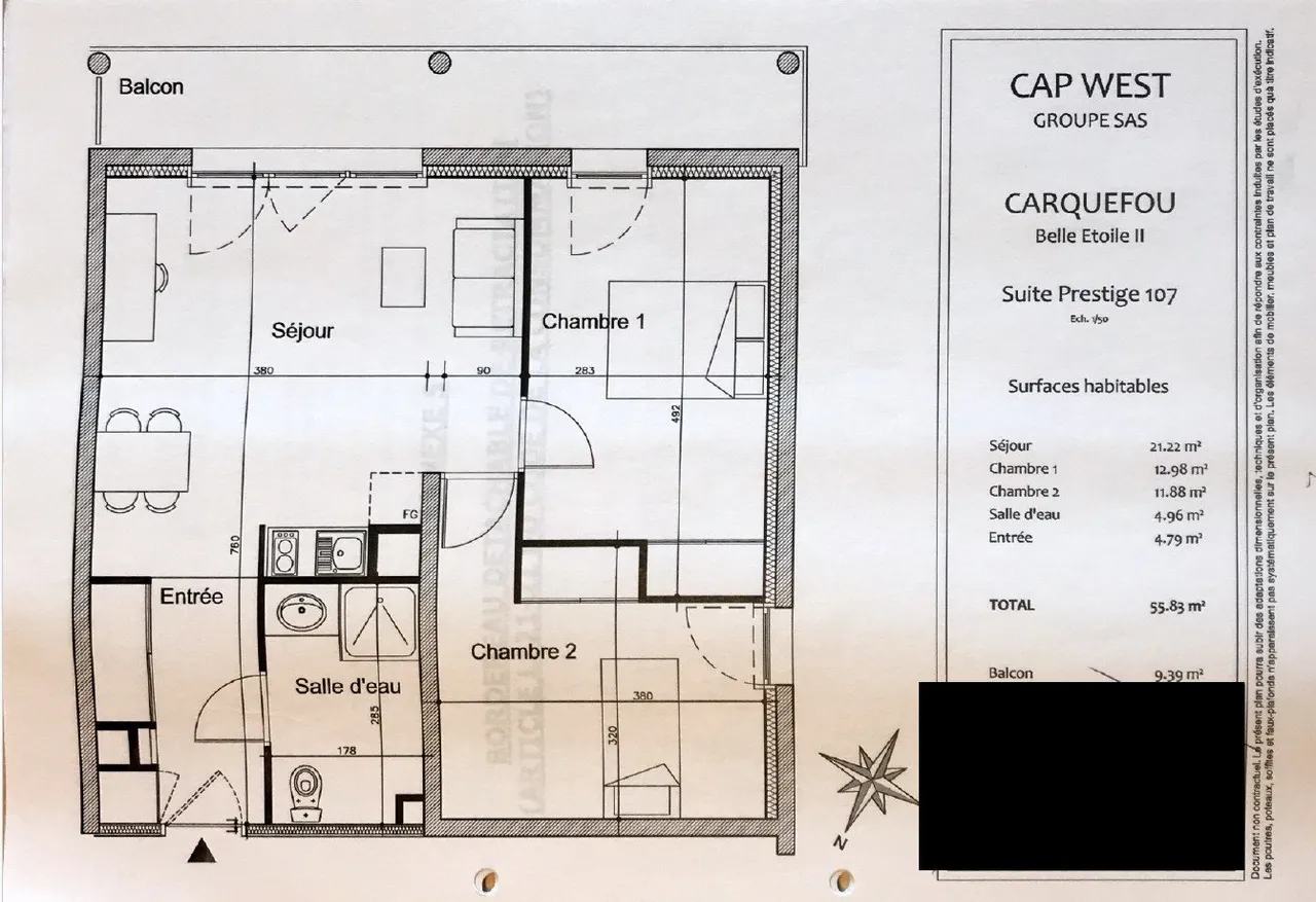 Foto di INVESTIMENTO IN AFFITTO – Carquefou – Residenza turistica Cap West Belle Etoile 2 – Rendimento 7,77%